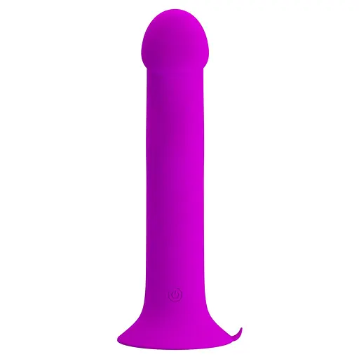 Фалоімітатор Pretty Love Murray Dildo with Vibration 19 см фіолетовий - фото 3