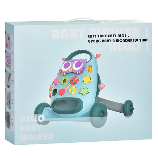 Каталка-ходунки El Camino K5 Р Baby Walker від 9 місяців рожева - фото 5