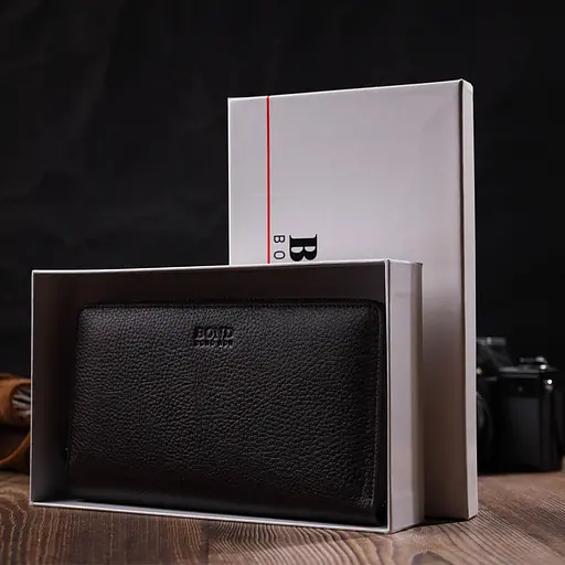 Шкіряна чоловіча сумка Bond 21х11,5х2 см sum0023568 - фото 7