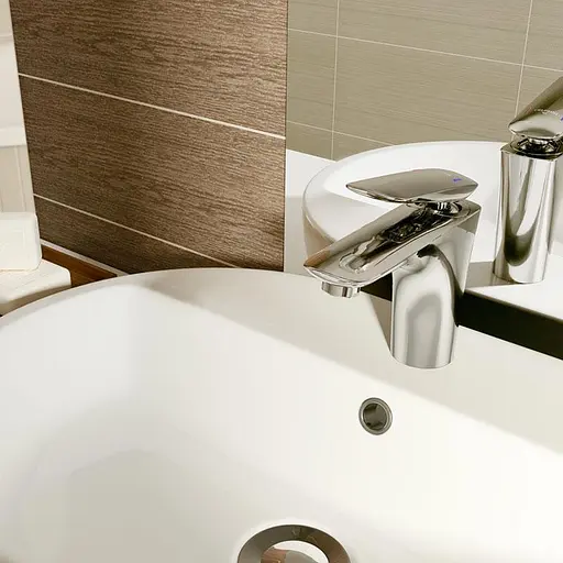 Змішувач для умивальника Cersanit Mayo S951-144 з донним клапаном Хром 30412 - фото 3