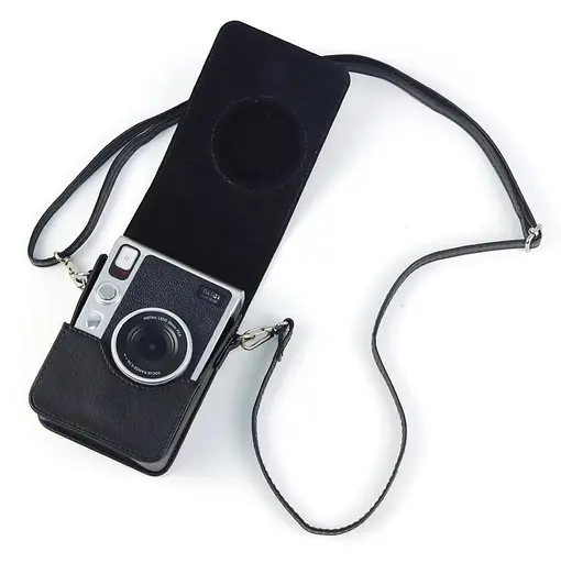 Чехол для фотоаппарата Fujifilm Instax Mini EVO вертикальный черный - фото 5
