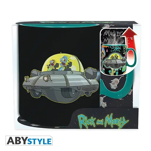 Чашка хамелеон Rick and Morty Spaceship (Рік та Морті) 460 мл - фото 1
