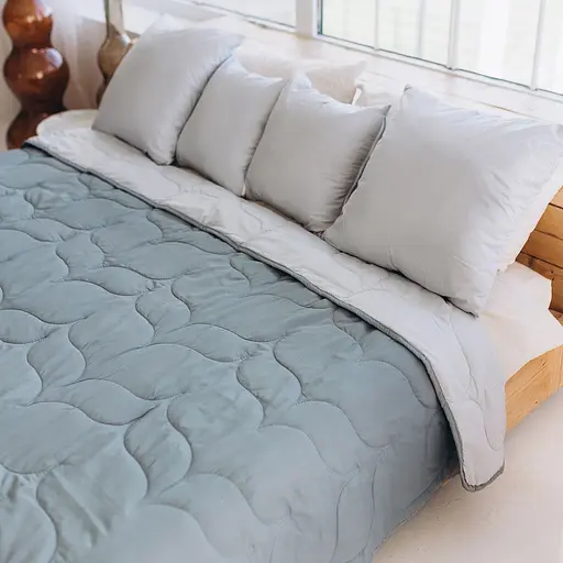 Покривало Sonex Tahiti двостороннє 240х220 см темно- і світло-сіре (SO102522) - фото 9