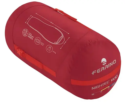 Спальний мішок Ferrino Nightec Lite Pro 600M -3°C Red (86708NRR) - фото 2