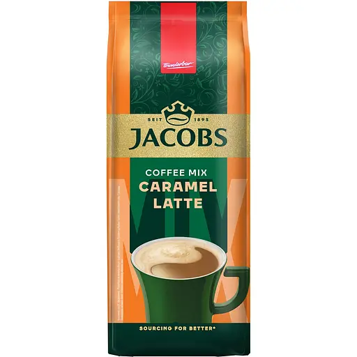 Кофейный напиток Jacobs Caramel latte  3в1 растворимый 450 г