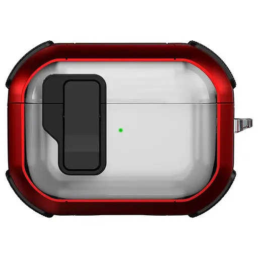 Футляр противоударный Locking Button для наушников Airpods Pro 2 / Pro Red