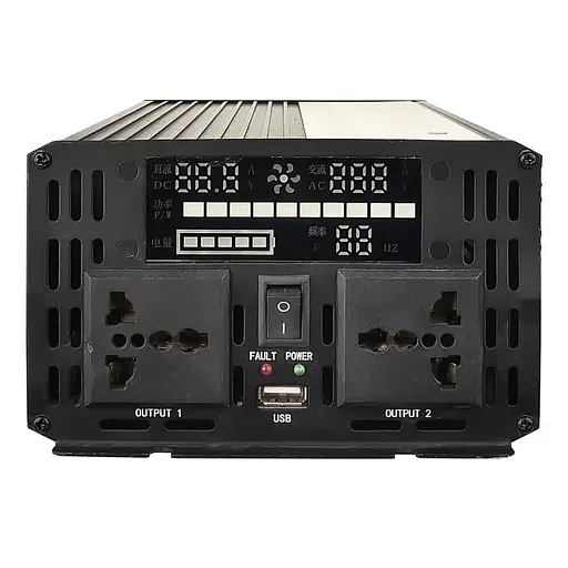 Джерело безперебійного живлення GXQC SFX-1200W/3200W DC 24V AC 220V модифікований синус - фото 4