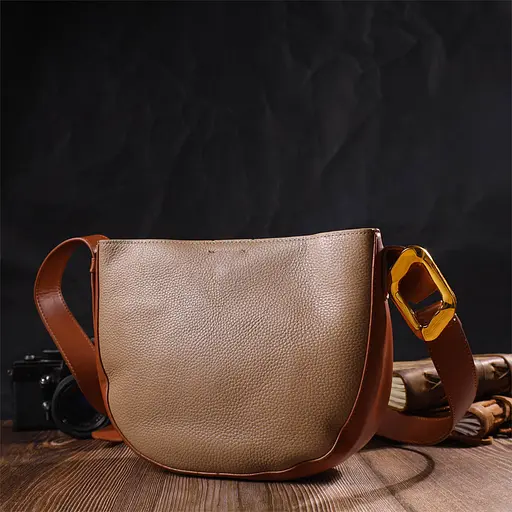 Сумка кожаная женская Vintage 26х19х6 см sum0022692 - фото 6