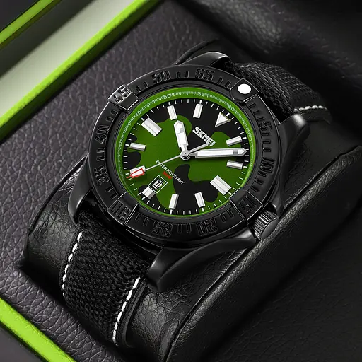 Годинник наручний чоловічий 9339CMGN Camo Green Skmei acs0030891 - фото 4