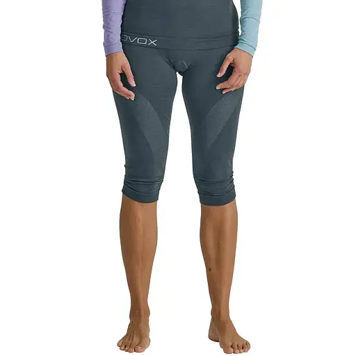Термоштани Ortovox 3/4 120 Comp Light Short Pants W S Темно-синій (1054-025.001.1230) - фото 3