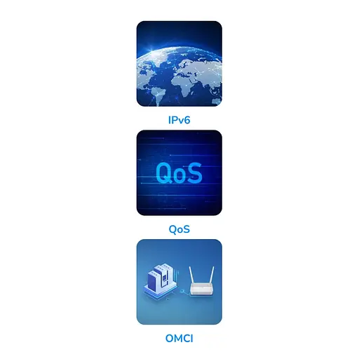 GPON WiFi 5 маршрутизатор Cudy GP1200 гигабитный двухдиапазонный, 1 PON Port/4 Gigabit RJ45 AC1200 (73-00542) - фото 5