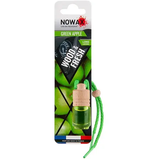 Ароматизатор Nowax Wood & Fresh Green apple аромат зелене яблуко NX07705 - фото 1