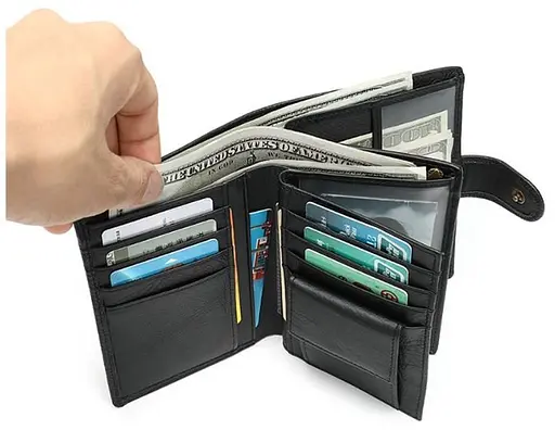 Кожаный портмоне Vintage 10х14х2 см acs0015294 - фото 6