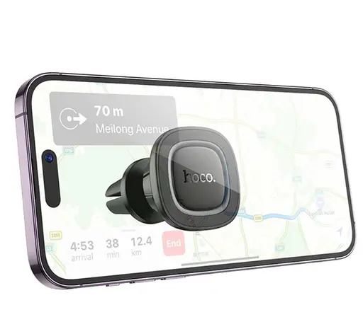 Автомобильный держатель для телефона в машине Hoco H72 магнитный универсальный держатель-холдер Черный - фото 5