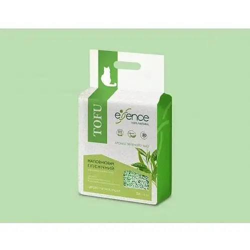 Наполнитель для кошачьего туалета Essence из тофа с ароматом зеленого чая 6 л - фото 6