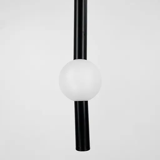 Led світильник чорний у вертикальній формі 60 см на 3 режими | Арт. YG 517B/600 VL BK | Line F - фото 6