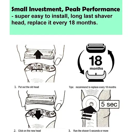 Змінна головка для електробритви Braun 21B Series 3 - фото 4