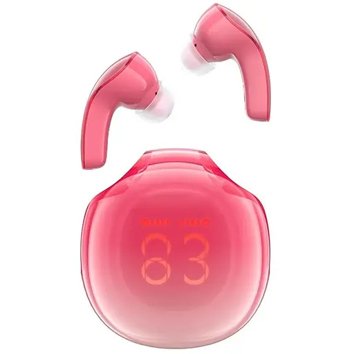 Навушники бездротові Acefast TWS T9 вакуумні червоний