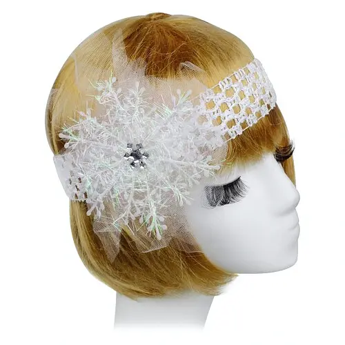 Резинка на голову Снежинка детская - фото 1