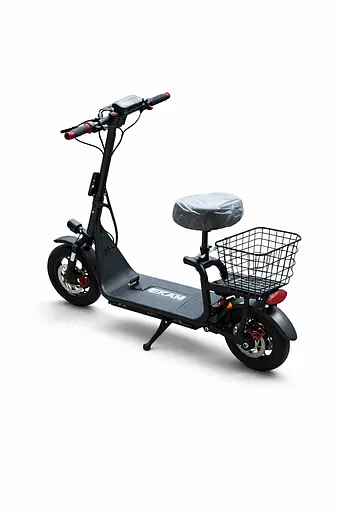Электросамокат с сидением 14 дюймов EKAM-15 (1000W/48V/18Ah) Черный - фото 5