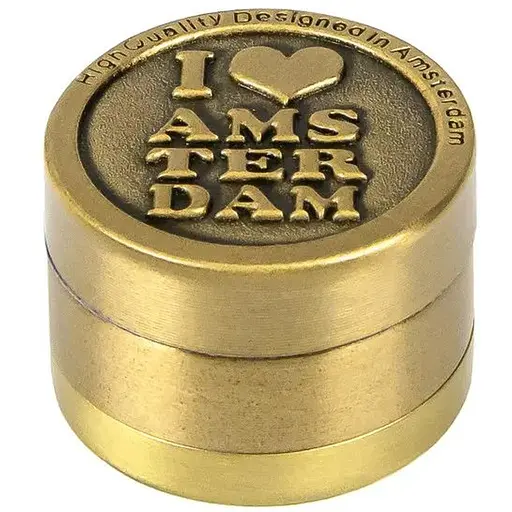 Гриндер для измельчения табака HL-246 I Сердечко Amsterdam Gold (10929)