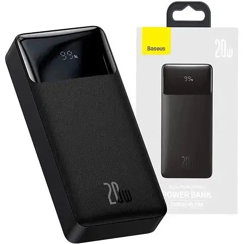 Power Bank Baseus Bipow Digital Display 30000mAh 20W Black (PPDML-N01) - фото 3