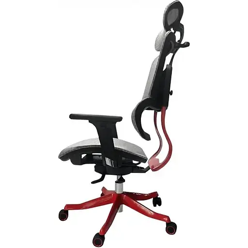 Геймерское кресло GT Racer серое с красным (X-626 Gray/Red) - фото 3