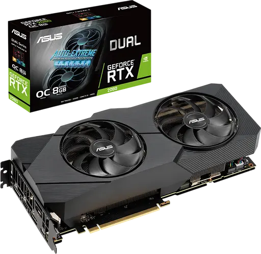 Видеокарта GeForce RTX 2080 8GB Asus Super Dual EVO OC V2 (DUAL-RTX2080S-O8G-EVO-V2) Б/У