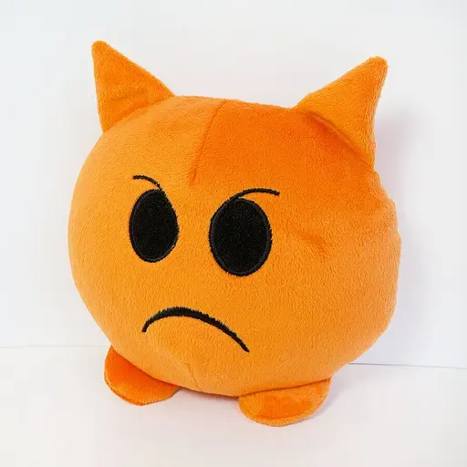 Смайлик злюка 18см м'яка іграшка
