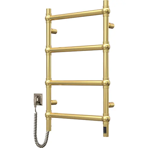 Электрический полотенцесушитель Navin Retro 500x800 Sensor левое, золото 10-012033-4860, Золотой, Левое, Электронный - фото 1