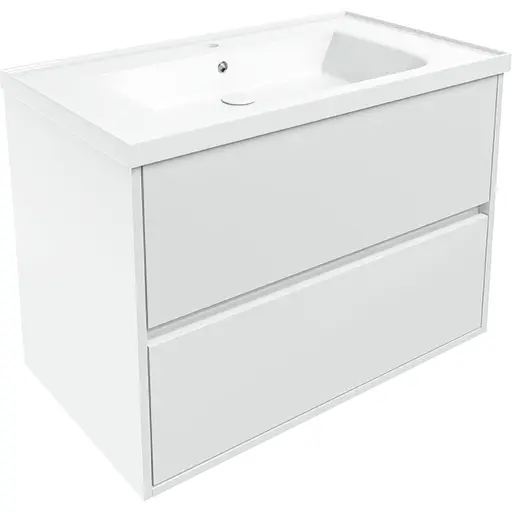 Тумба з умивальником Volle Teo 80 см Білий 15-88-81 - фото 1