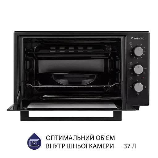 Электрическая печь Minola FOE 3714 BL - фото 2