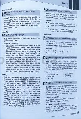 Career Paths. Nursing. Teacher's Guide - фото 5