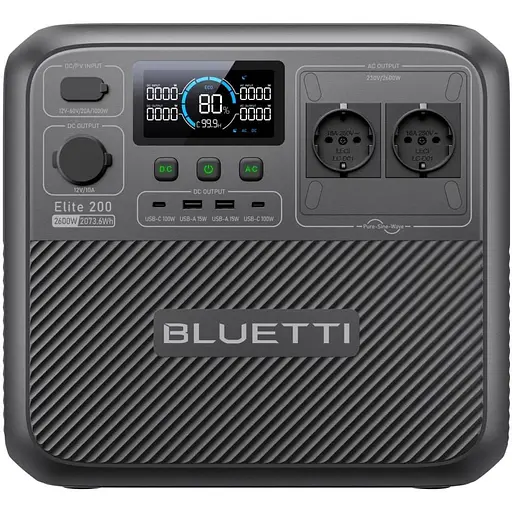Зарядна станція Bluetti Elite 200 V2, 2600 Вт