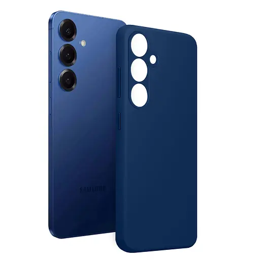 Чохол Make Samsung S25 Silicone Navy - фото 2