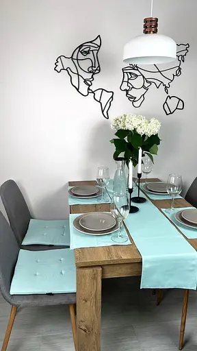 Комплект Дорожка водоотталкивающая Тиффани однотон 340х40 см 4 шт. - фото 7