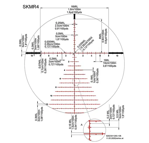 Приціл оптичний KAHLES K 525i DLR CCW 5-25x56 / Skmr4-right - фото 2
