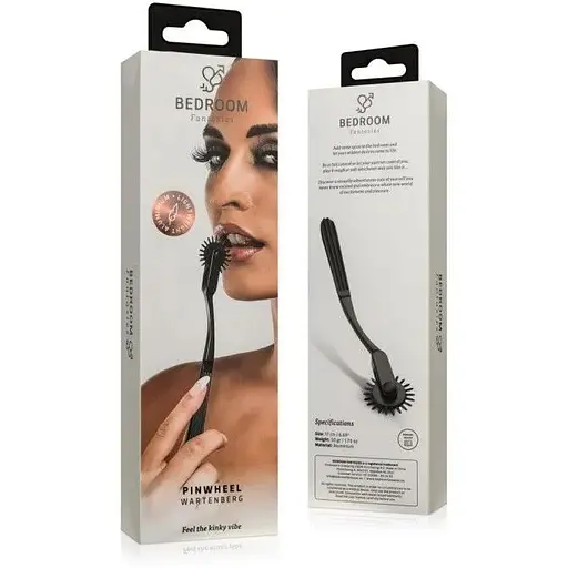 Колесо Вартенберга голчасте Bedroom Fantasies AluMinium Pinwheel - Black - фото 6