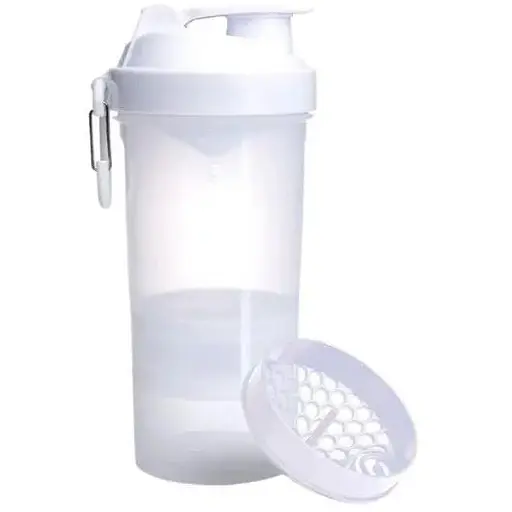 Шейкер спортивний SmartShake Original2GO 600 мл Pure White (10560602) - фото 1