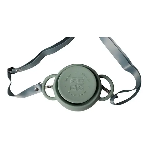 Безопасная пищевая силиконовая складная чашка oldbro 450 мл olive - фото 2