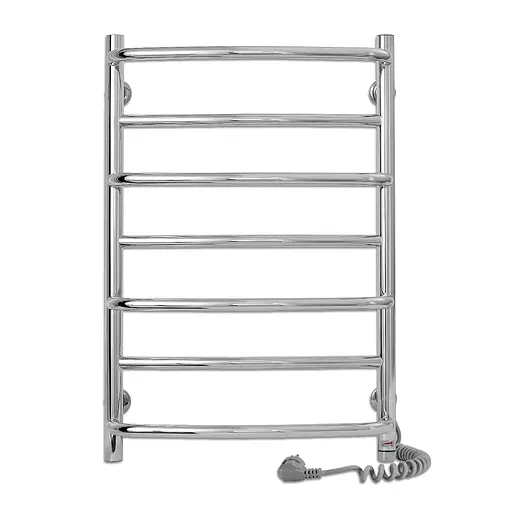 Электрический полотенцесушитель Laris Евромикс П7 400x700 Э сенсор S3 правый 73207679, Хром, Правое, Электронный - фото 1