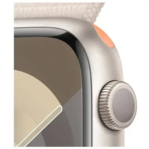 Apple Watch Series 9 GPS 45mm Starlight Aluminium with Starlight Sport Loop MR983 - фото 3