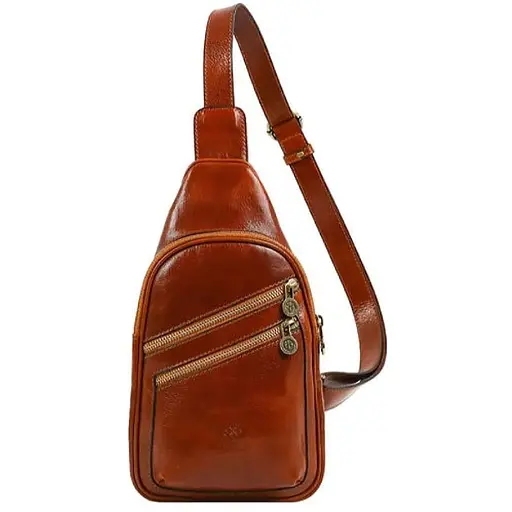 Шкіряна сумка-слінг Time Resistance 32х17х6 см sum0028227 - фото 1