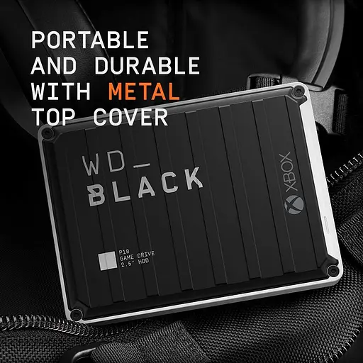 Внешний жесткий диск WD WD_Black 4 TB P10 Game Drive for Xbox (WDBA5G0040BBK-WESN) - фото 3