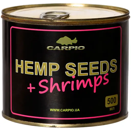 Зернова суміш Carpio Hemp Seeds+Shrimps 0.5 l