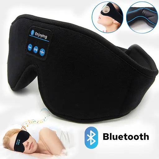 Маска для сну із навушниками Inspire Eye Mask Black (EMack) - фото 2