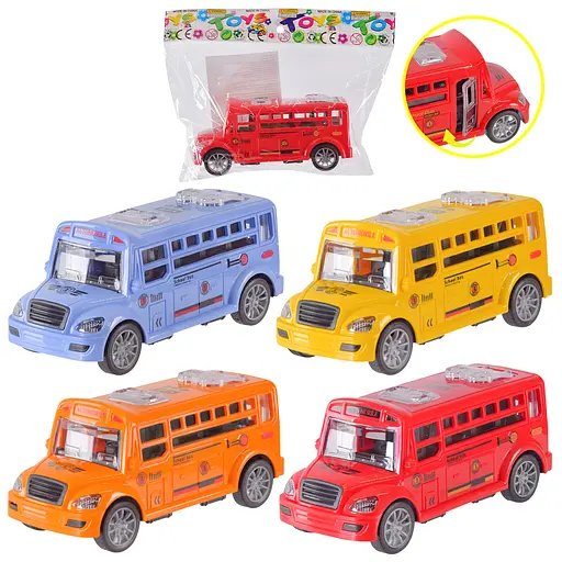 Школьный автобус, JW567-066, инерция, открывающиеся двери - фото 4