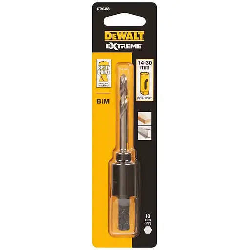 Тримач DeWalt Extreme для біметалевих коронок Ø 14-30 мм (DT90366)