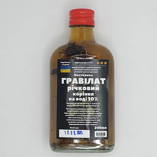 Водная настойка на корне гравилата речного 200 мл - фото 1