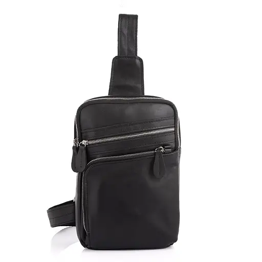 Стильная мужская сумка через плечо из кожи Newery 27х18х5 см sum0022215 - фото 6